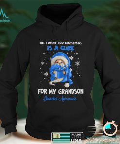 All I Want For Christmas Is A Cure For My Grandson Diabetes Awareness T shirt