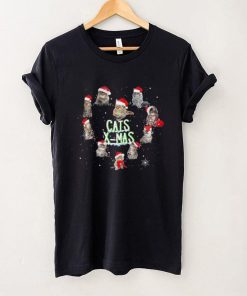 Cats X Mas Heart T Shirt Christmas Cat Shirt Best Christmas T shirt