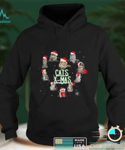 Cats X Mas Heart T Shirt Christmas Cat Shirt Best Christmas T shirt