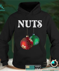 Chest Nuts Merry Christmas Red Green Balls Decor Funny Men T Shirt