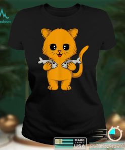 Cute Cat Cartoon Design T Shirt