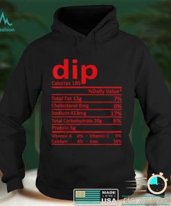 Dip Nutrition Thanksgiving Costume Food Facts Christmas T Shirt