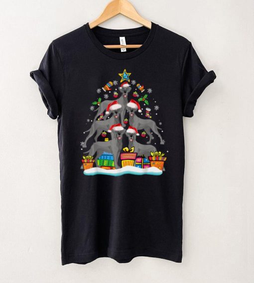 French Bulldog Christmas Tree Santa Hat Decorations Xmas T Shirt