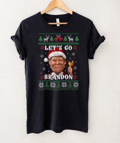 Funny Lets Go Brandon Trump Ugly Christmas Sweater T Shirt hoodie, sweat shirt