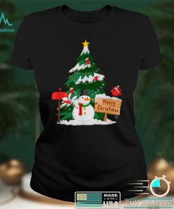 Funny Snowman Christmas Xmas Tree Merry Christmas T Shirt