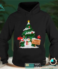 Funny Snowman Christmas Xmas Tree Merry Christmas T Shirt