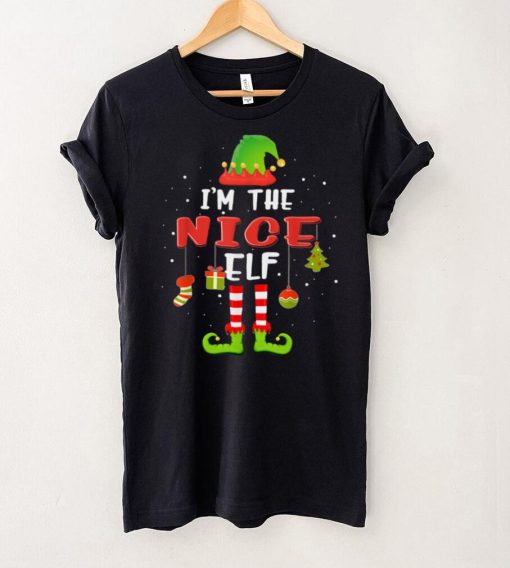 Funny The Nice Elf Matching Family Group Gift Christmas T Shirt