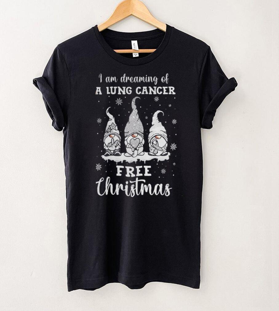 I Am Dreaming Of A Lung Cancer Free Christmas T shirt I Am Dreaming Of A Lung Cancer Free Christmas T shirt