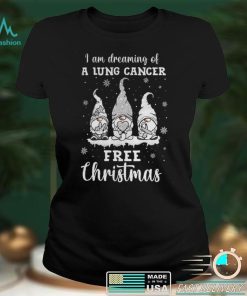 I Am Dreaming Of A Lung Cancer Free Christmas T shirt