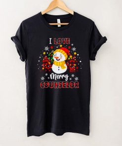 I Love Being A Counselor Snowman Christmas Sweater Shirt