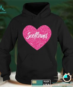 I Love Scotland Reisegeschenk fur Damen und Madchen Rosa Shirt