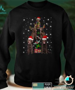 Labrador Retriever Christmas Tree Xmas Gift Dogs Lover T Shirt
