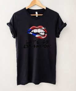 Let’s Go Brandon Sexy Lips Woman America Flag T Shirt