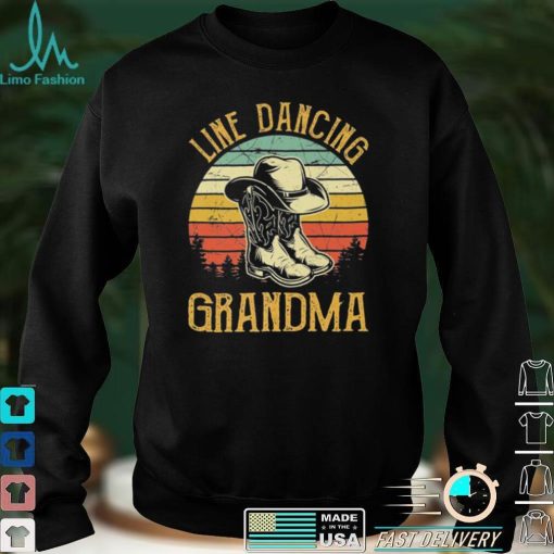 Line Dance Grandma Tshirt Dancing Dancer Country Music Shirt