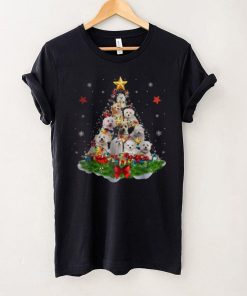 Maltese Dog Christmas Tree Christmas T Shirt