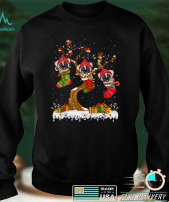 Mastiff Dog In Socks Xmas Christmas T Shirt