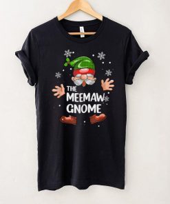 Meemaw Gnome Funny Matching Family Christmas Party Pajama T Shirt 1