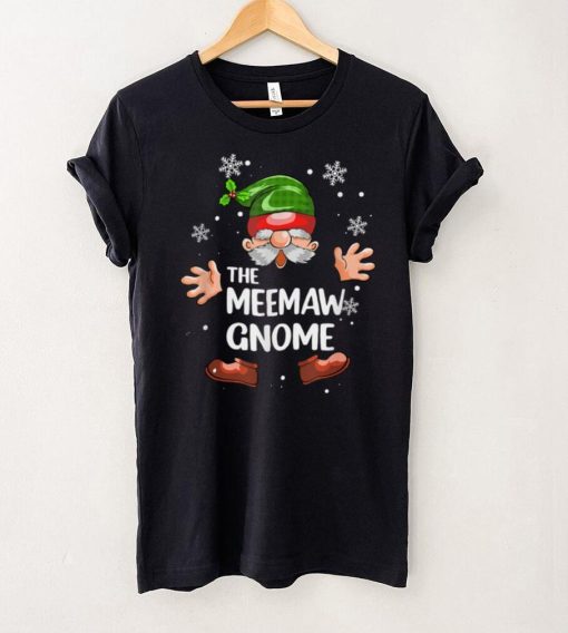 Meemaw Gnome Funny Matching Family Christmas Party Pajama T Shirt 1