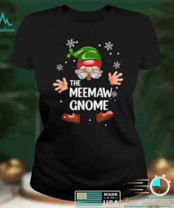 Meemaw Gnome Funny Matching Family Christmas Party Pajama T Shirt 1