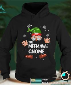 Meemaw Gnome Funny Matching Family Christmas Party Pajama T Shirt 1