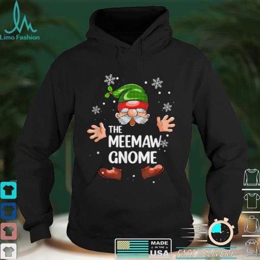 Meemaw Gnome Funny Matching Family Christmas Party Pajama T Shirt 1