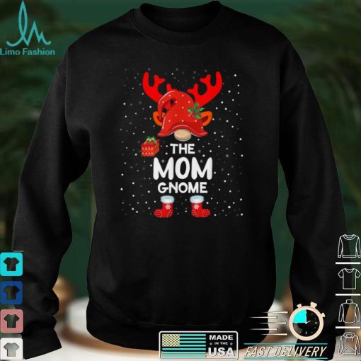 Mom Gnome Plaid Matching Family Christmas Pajama T Shirt