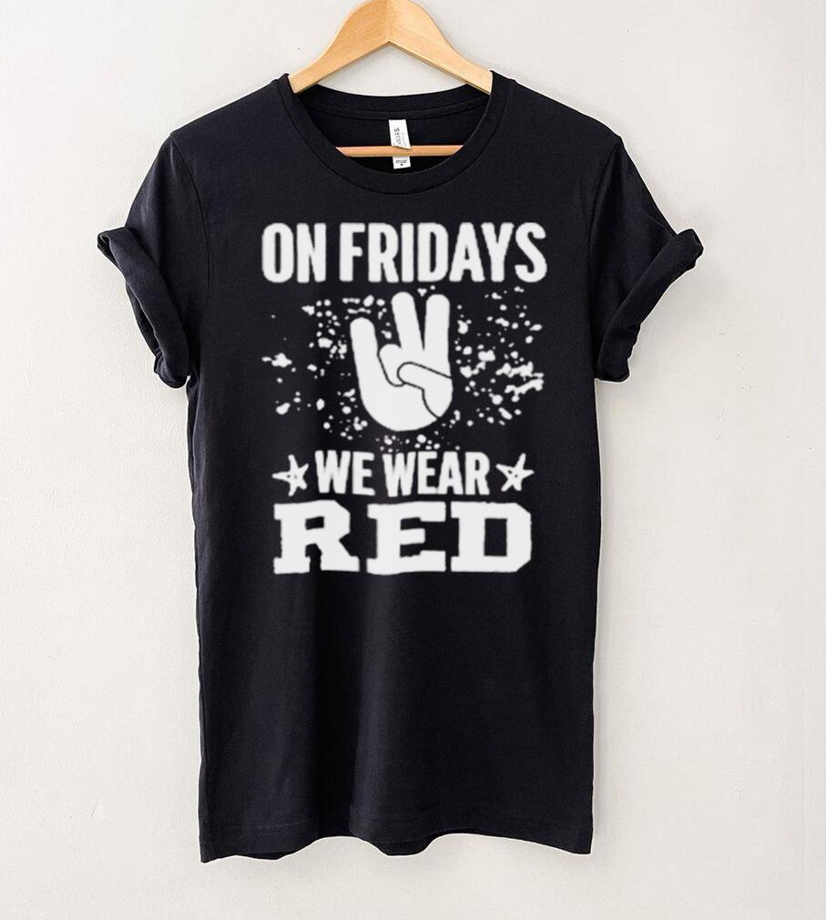 Official Cougar Red On Fridays We Wear Red Shirt hoodie, Sweater