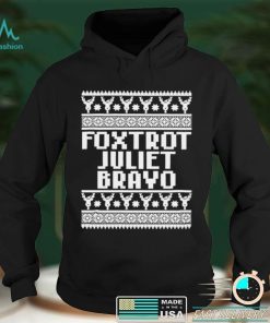 Official Foxtrot juliet bravo Christmas shirt