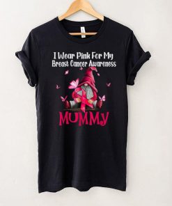 Official I Wear Pink For My Mummy Breast Cancer Awareness Gnomes Sweater Shirt