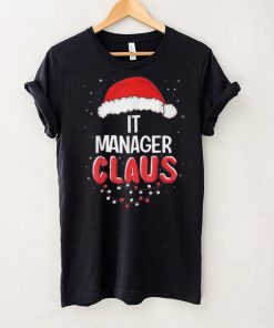 Official IT Manager Santa Claus Christmas Matching Costume T Shirt
