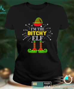 Official I'm The Bitchy Elf Family Matching Group Christmas Costume Sweater Shirt