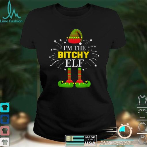 Official I’m The Bitchy Elf Family Matching Group Christmas Costume Sweater Shirt