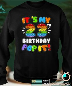 Official Its My 23 Birthday Boy Girl Pop It 23 Years Old Birthday Shirt