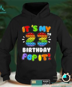 Official Its My 23 Birthday Boy Girl Pop It 23 Years Old Birthday Shirt