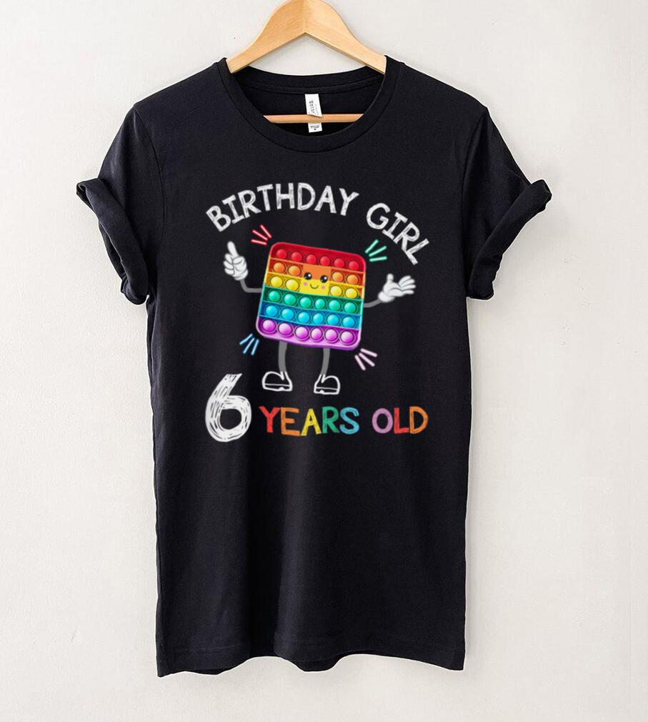 Official Kids Pop It 6th Birthday Girl Trendy Sensory Fidget Toy Funny Sweater Shirt
