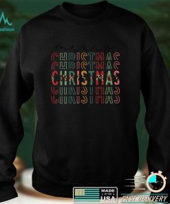 Official Leopard Merry Christmas Typeface Stacked Family Christmas Sweater Shirt