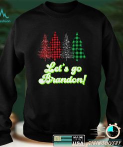 Official Let’s Go Brandon Plaid Xmas Christmas Sweater Anti Biden T Shirt