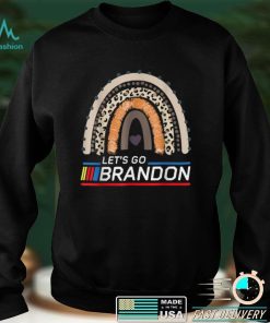 Official Let’s Go Brandon Rainbow Leopard Tee T Shirt