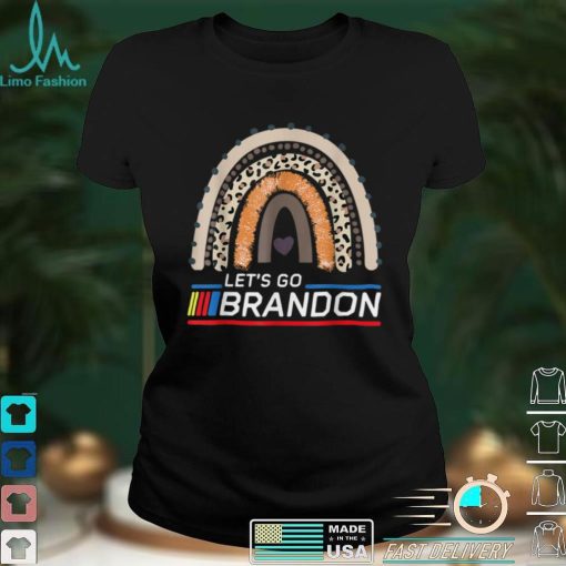 Official Let’s Go Brandon Rainbow Leopard Tee T Shirt
