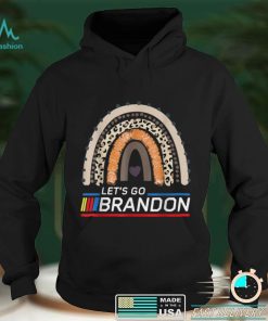 Official Let's Go Brandon Rainbow Leopard Tee T Shirt