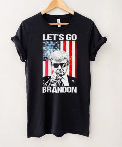 Official Let's Go Brandon Trump And America Flag Shirt hoodie, sweater shirt