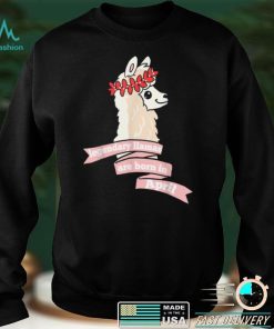 Official Llama Birthday Legendary Llamas are born in April Sweater Shirt