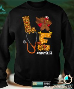 Official Love Turkey Stethoscope Nurse Life Thanksgiving Costume Sweater Shirts