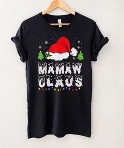 Official Mamaw Claus Shirt Family Matching Mamaw Claus Pajama Sweater Shirt