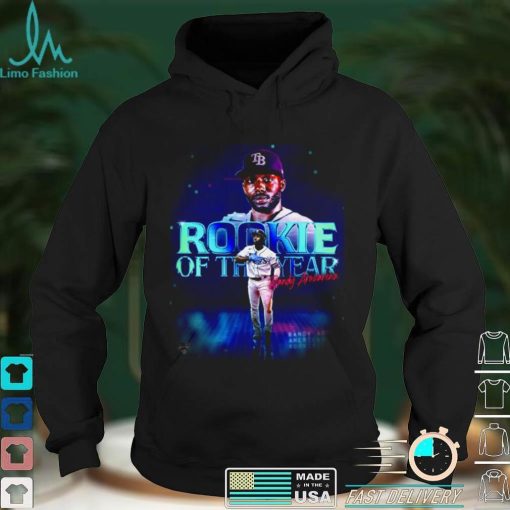 Official Randy Arozarena Tampa Bay Rays 2021 AL Rookie of the Year Shirt hoodie, Sweater