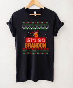 Official Reindeer lets go brandon christmas shirt