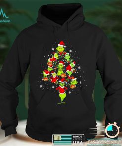 Official Santa Grinch Christmas Tree shirt hoodie, Sweater