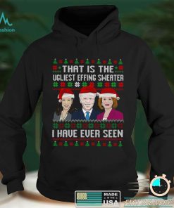 Official Santa Kamala Harris Joe Biden Nancy Pelosi I have ever seen that is the Ugliest effing Christmas shirt