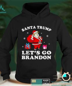 Official Santa Trump Lets Go Branson Brandon Trump Ugly Christmas 2021 T Shirt