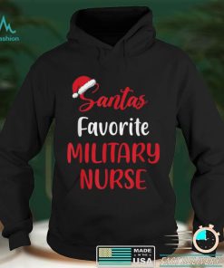 Official Santa's Favorite Military Nurse Christmas Sweater Shirt